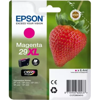 Originalus Epson 29XL rašalo kasetė – rausvai raudona (magenta), didelės talpos, 6,4 ml, ~450 puslapių