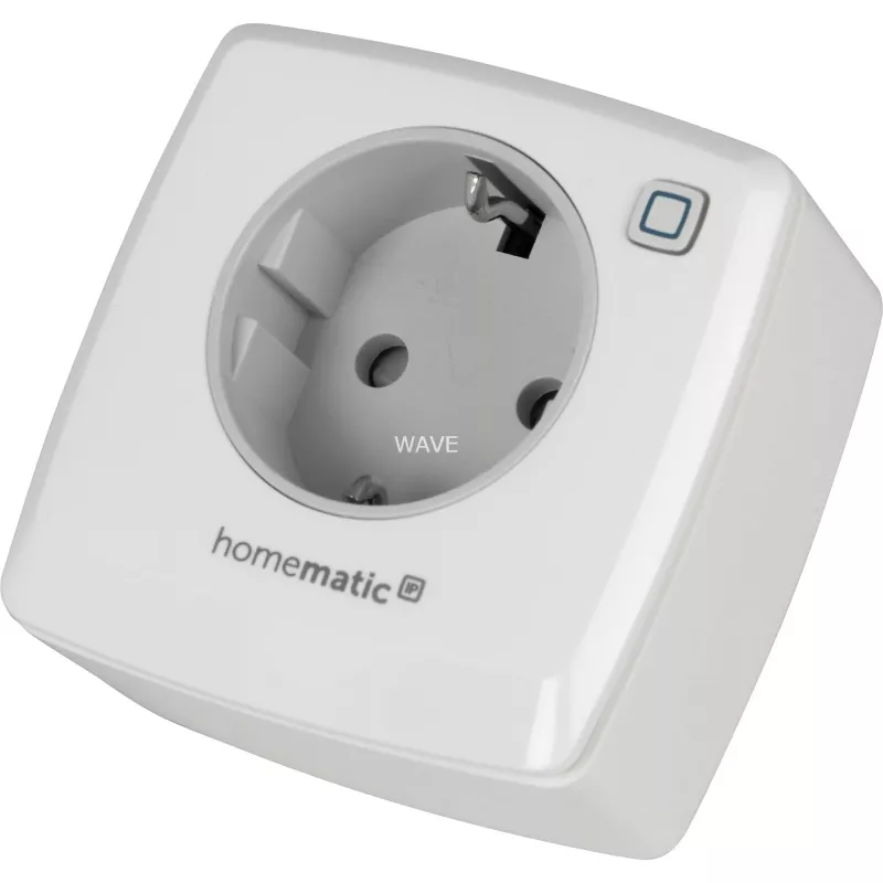 Homematic IP HMIP-PSM-2 išmanusis kištukinis lizdas, baltas, IP20, 3680 W