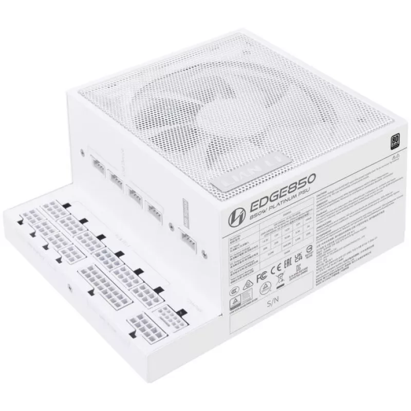 Maitinimo blokas Lian Li EG0850 850 W SFX, 20 kontaktų ATX, 80 PLUS Gold, Baltas