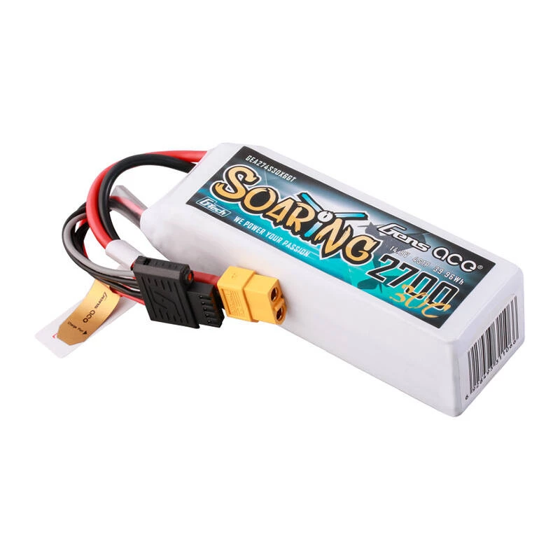 Gens ace G-Tech Soaring 2700mAh 14.8V 30C 4S1P LiPo akumuliatorius su XT60 jungtimi