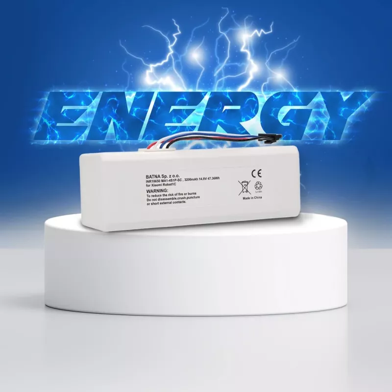 Akumuliatorius Xiaomi Robot 1C P1904-4S1P-MM, 3200mAh, 47,36Wh, STYTJ01ZHM Mijia 1C P1904-4S1P-MM (Dreame MC1808)