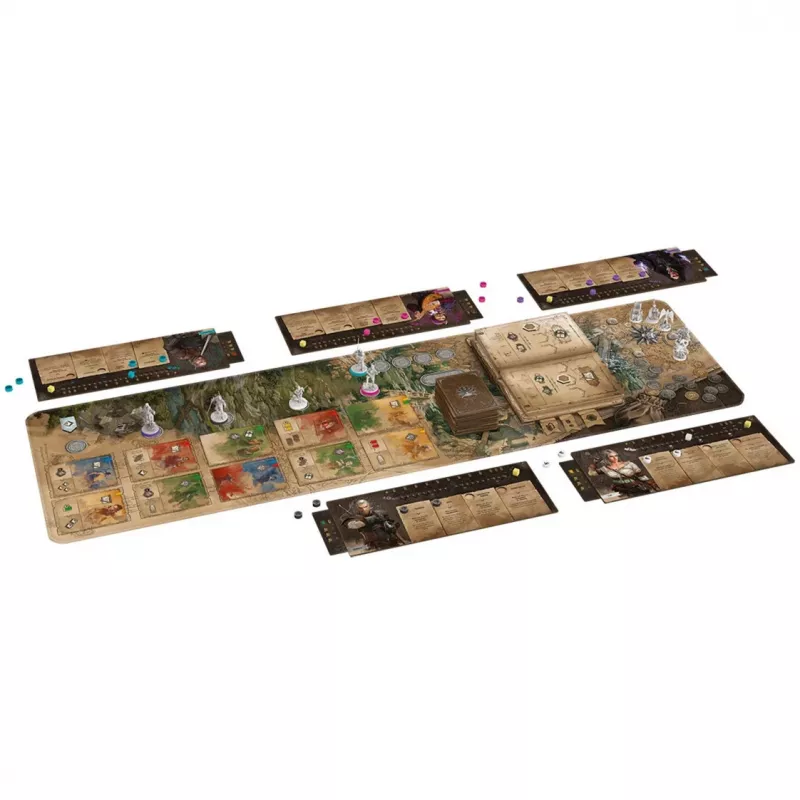 Stalo žaidimas Asmodee The Witcher: Pfad des Schicksals Deluxe Edition – vaidmenų ir strategijos žaidimas