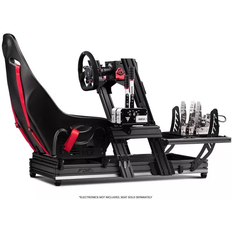 Next Level Racing F-GT Elite Formula & GT Aliuminio profilio lenktynių simuliatoriaus kabina – šoninio ir priekinio tvirtinimo versija (396039)