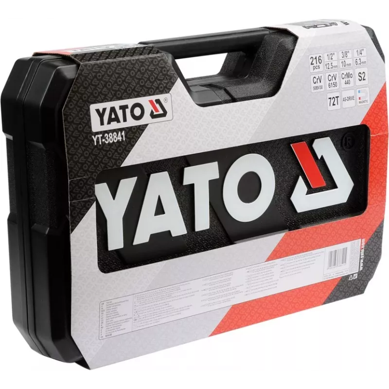 YATO YT-38841 1/4, 3/8, 1/2 replesčių rinkinys