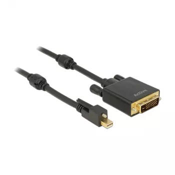 Vaizdo kabelio adapteris DeLOCK 83726 Mini DisplayPort į DVI 2m Juodas