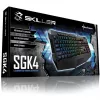 Sharkoon SKILLER SGK4 klaviatūra žaidimams USB QWERTZ vokiška juoda