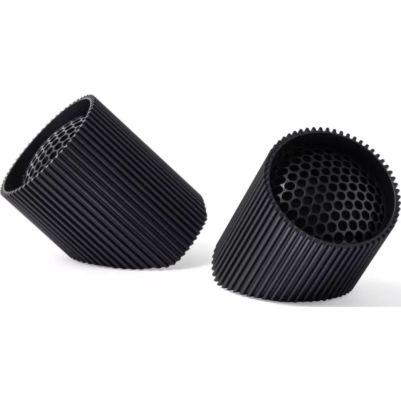 LEXON Ray Speaker Magnetinis Garsiakalbių Rinkinys LA132MN3 | 2x3 W | Atsparus Vandeniui | Bluetooth | Juodas | Nešiojamas | Belaidis Ryšys