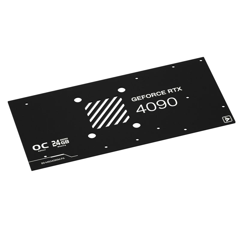 Vandens blokas Barrow LRC 2.0, skirtas MSI RTX 4090 Suprim/Trio RGB, juodas akrilas