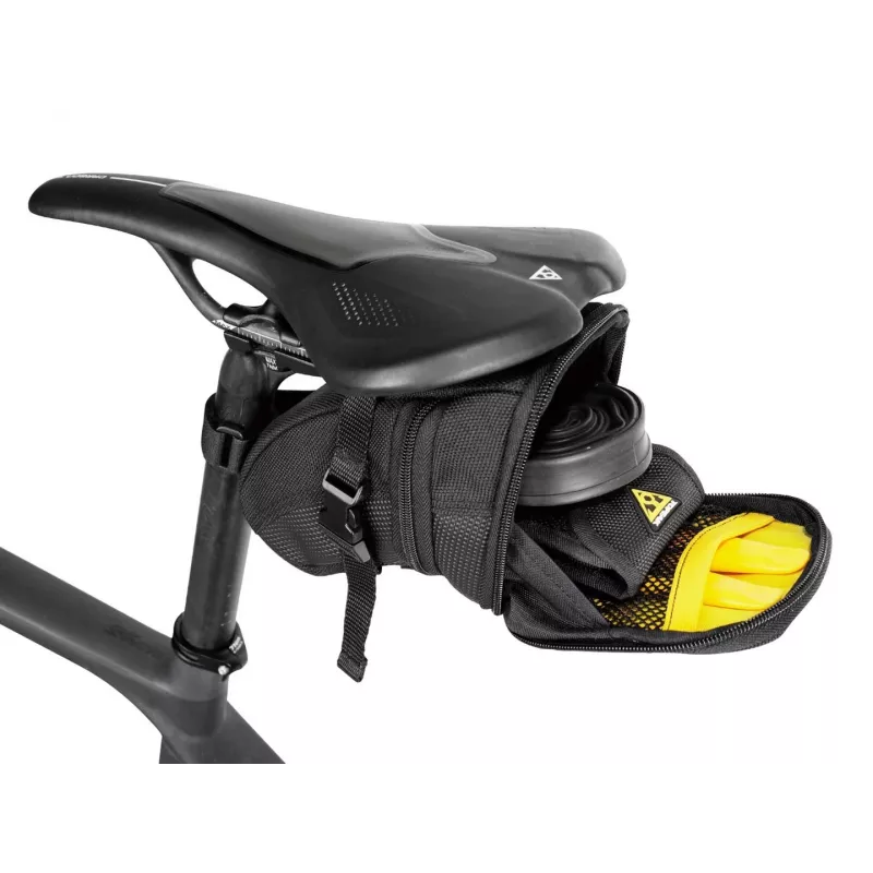 Balno krepšys TOPEAK Aero Wedge Pack Medium – kompaktiška laikymo vieta po balnu