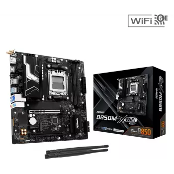 ASRock B850M-X WiFi R2.0 AMD B850 AM5 Micro-ATX pagrindinė plokštė
