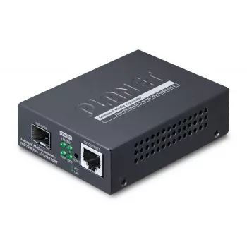 PLANET GT-915A tinklo medijos keitiklis, valdomas per Web/SNMP, Gigabit Ethernet, SFP, juodas