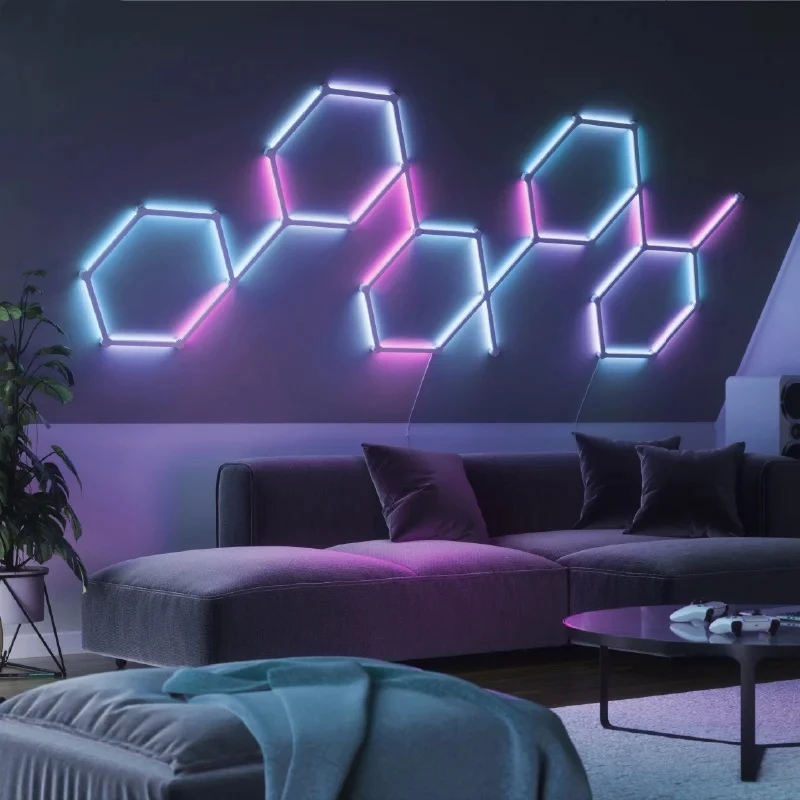 Mood Lighting Nanoleaf Lines Plėtinio rinkinys 3 vnt.