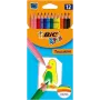 BIC TROPICOLORS spalvoti pieštukai 12 spalvų 022503