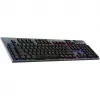 Belaidė žaidimų klaviatūra Logitech G G915 X LIGHTSPEED, USB RF / Bluetooth, QWERTY US International, juoda