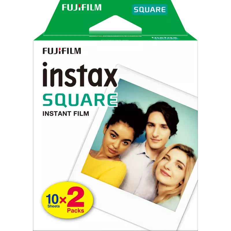 Fujifilm Instax Square momentinė plėvelė 20 vnt. 62 x 62 mm