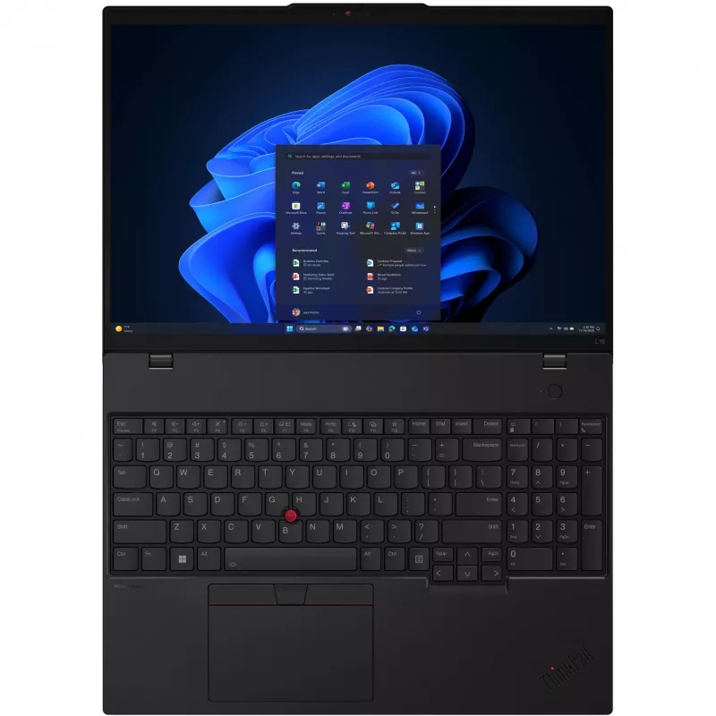 Lenovo ThinkPad L16 Gen 2 (Intel) Intel Core Ultra 5 225U nešiojamas kompiuteris 40,6 cm (16 colių) WUXGA 32 GB DDR5-SDRAM 1 TB SSD Wi-Fi 6E (802.11ax) Windows 11 Pro juodos spalvos