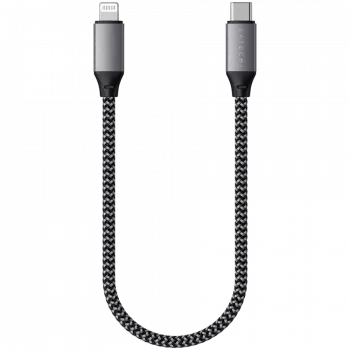 Satechi ST-TCL10M USB-C / Lightning laidas 0,25 m juodai pilkas