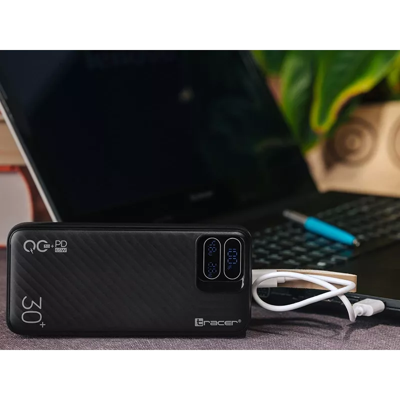 Tracer Blaze 30000 mAh Juoda nešiojama baterija