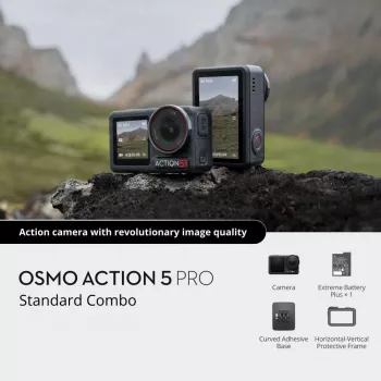 DJI Osmo Action 5 Pro veiksmo sporto kamera 40 MP 4K Ultra HD CMOS 25,4 / 1,3 mm (1 / 1,3) Wi-Fi 146 g