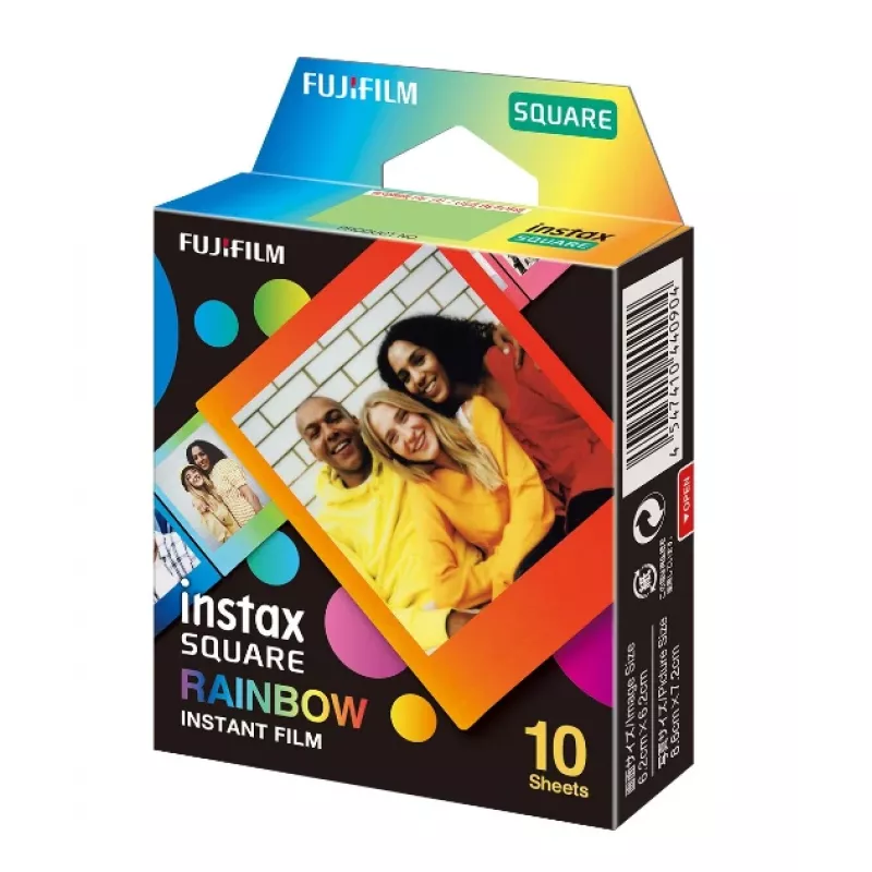 Fujifilm SQUARE Rainbow momentinė juosta kvadratiniams fotoaparatams 10 vnt.