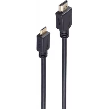 shiverpeaks BS77473-2 HDMI kabelis 3 m HDMI A tipo (standartinis) HDMI C tipo (Mini) Juodas (BS77473-2)