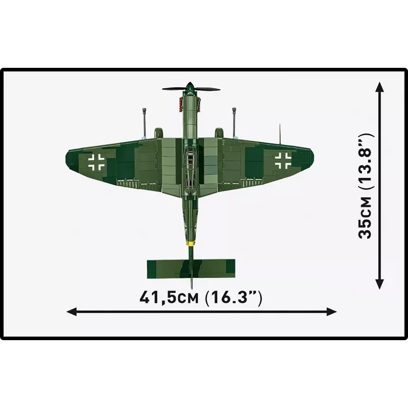 Statybinis rinkinys Cobi Blocks Junkers JU 87G-2 Stuka 571 detalių modelis