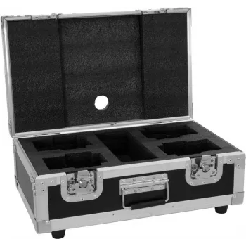 Apsauginis transportinis dėklas Flightcase Roadinger 4x AKKU Dot 1 RGB/WW QuickDMX