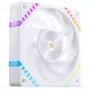 120 mm ARGB PWM korpuso ventiliatorius Jonsbo HF2-120 Baltas