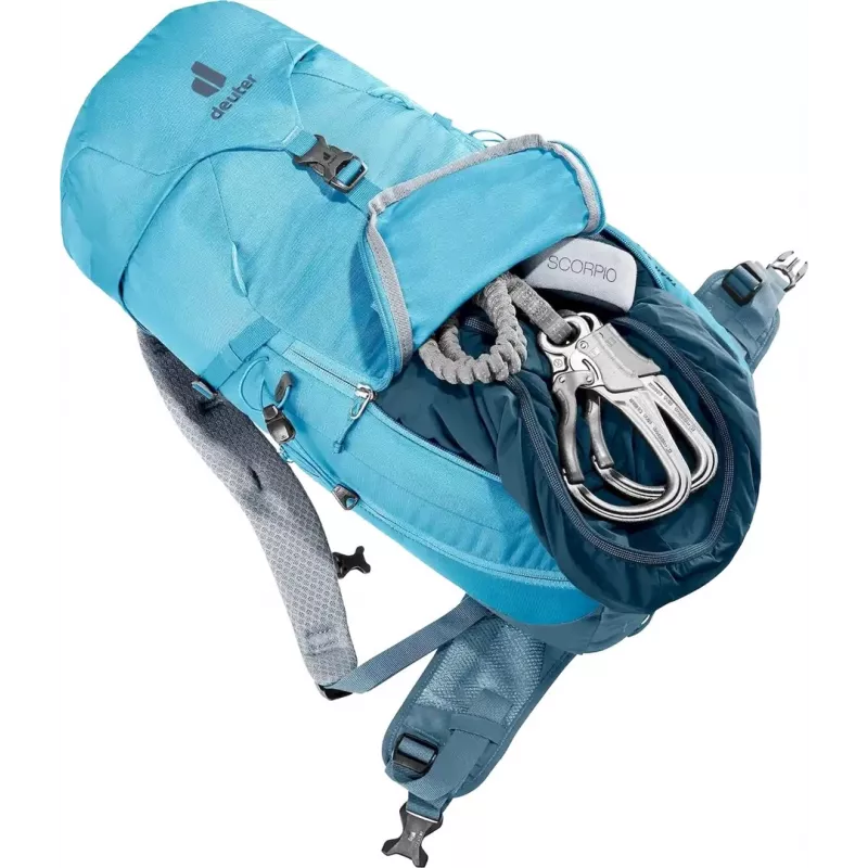 Kuprinė DEUTER Trail 22 SL moteriška pėsčiųjų kuprinė, 22 L, lagūna-atlanto, poliesteris, 990 g