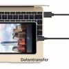 USB-C į USB-A duomenų ir įkrovimo laidas Unitek C14067BK 1,5 m, juodas, USB-C (vyriškas) į USB-A (vyriškas)