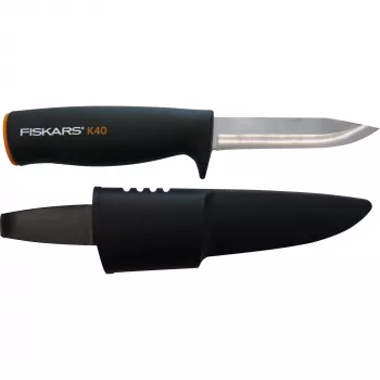 Fiskars Universalus peilis K40 juoda pilka (1001622)