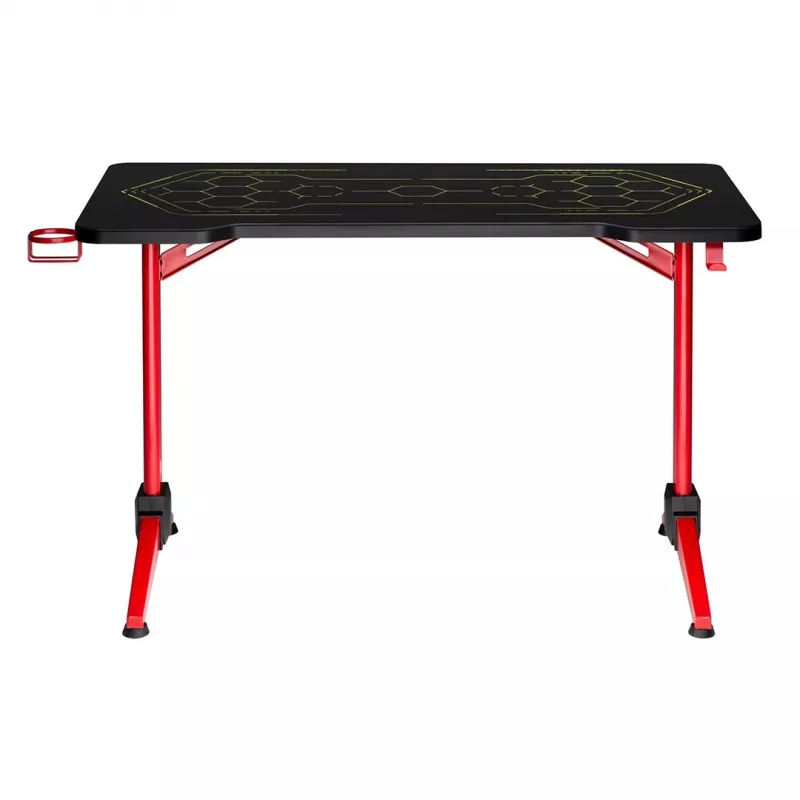 Gaming stalas MACLEAN RS163 RGB LED, didelis stalviršis, maksimali apkrova 100 kg, maksimalus aukštis 760 mm