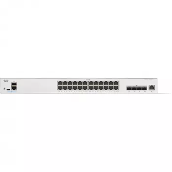 Cisco Catalyst 1300 24 prievadų jungiklis 20 x 10GE RJ45 4 x 10G SFP+ kėlimo kanalai