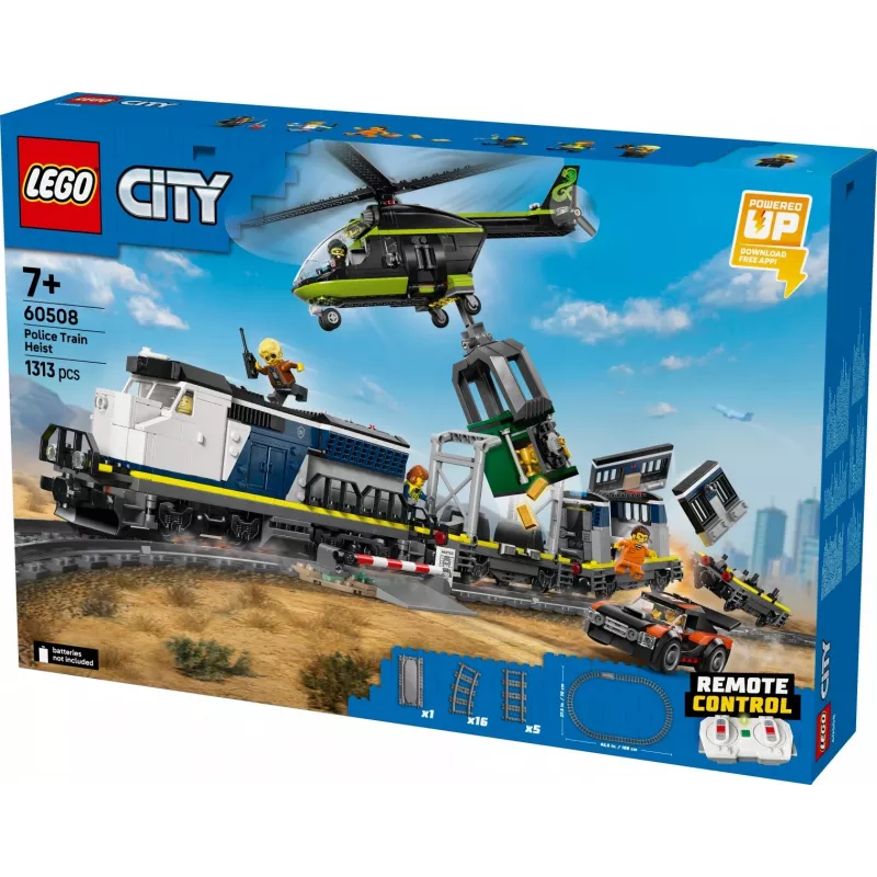 LEGO City Policijos traukinio apiplėšimas 60508