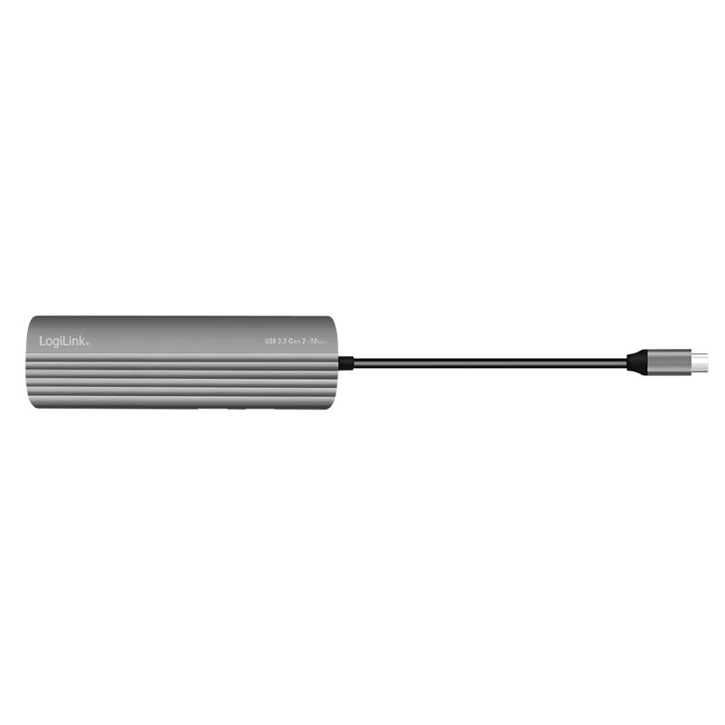 LOGILINK Ultra plonas USB 3.2 skirstytuvas 2xUSB-A, 8xUSB-C, PD, 100W