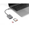 DeLOCK USB Type-C SD/Micro SD kortelių skaitytuvas, aliuminis, 5000 Mbit/s