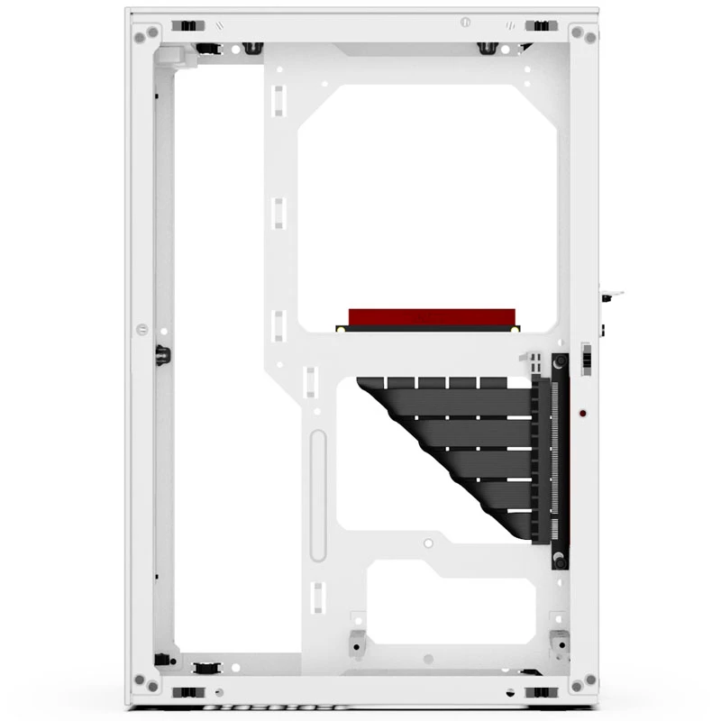 Kompiuterio korpusas SSUPD Meshlicious Full Mesh PCIE 4.0 Edition Mini-ITX - Baltas