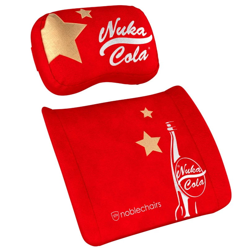 noblechairs Memory Foam Pillow Set - Fallout Nuka-Cola Edition (atidaryta pakuotė)