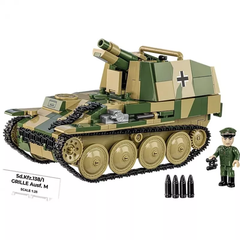 Konstrukcijos modelis Cobi SD.KFZ.138/1 Grille, 720 dalių, ekspozicinis modelis