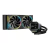 Skysčio aušinimo rinkinys DeepCool LM240 12 cm Juodas