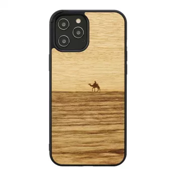 Telefono dėklas Man and Wood, skirtas iPhone 12 / 12 Pro — juoda terra