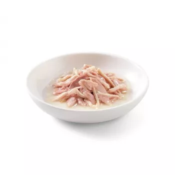 SCHESIR šlapias kačių ėdalas su tunu, vištiena ir ryžiais sultinyje, 85 g