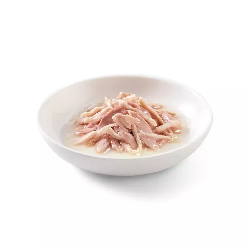 SCHESIR šlapias kačių ėdalas su tunu, vištiena ir ryžiais sultinyje, 85 g