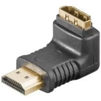 Wentronic Goobay HDMI™ kampinis adapteris, HDMI standartinis kištukas (A tipas), juodas - HDMI™ A kištukas > HDMI™ A lizdas (51727)