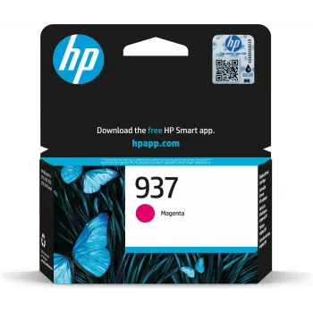 Original HP 937 rašalo kasetė, rausvai raudona (magenta), 1 vnt., 800 puslapių