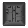 DECT telefono laidinis ragelis Gigaset DESK 800A, 200 kontaktų telefonų knyga, juoda