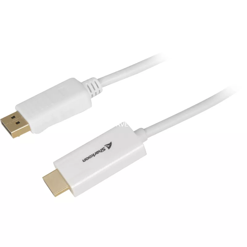 Aktyvus DisplayPort į HDMI laidas Sharkoon DisplayPort 1.2 → HDMI 4K 2 m 60 Hz