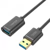 UNITEK Y-C457GBK USB laidas USB 3.2 Gen 1 (3.1 Gen 1) 1 m USB A juodas