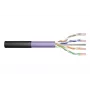 DIGITUS Professional montažinis kabelis – 500 m – UTP – CAT 6 – halogenų neturintis, lauko, tvirtas – juoda
