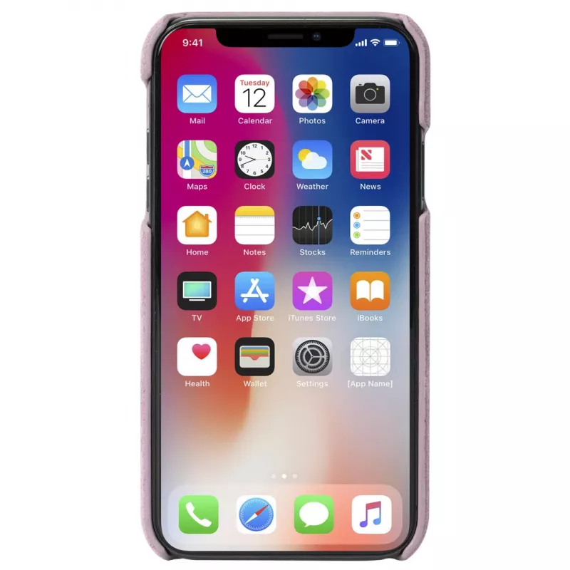 Krusell Broby dėklas iPhone XS Max 16,5 cm rožinis